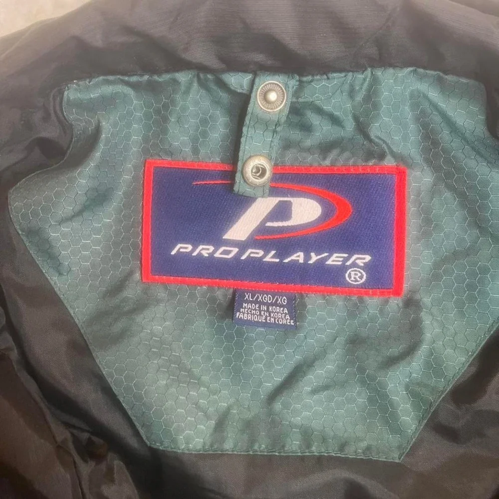 Vintage Green‎ Bay packers men's green pro player jacket nylon nfl embroidered